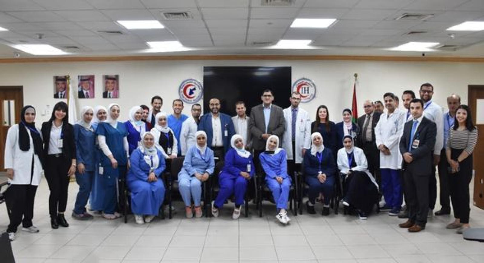On the occasion of World Nursing Day, Istiqlal Hospital toured the hospital and visited the nursing staff at its site in recognition of their efforts.
